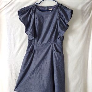 A New Day Denim Midi Dress, Sz 8, NWOT